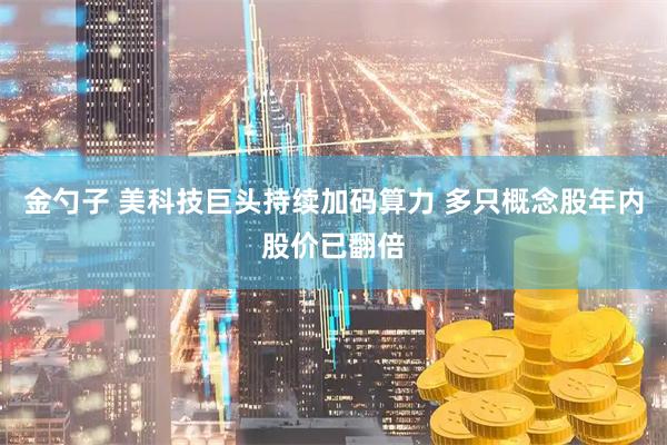 金勺子 美科技巨头持续加码算力 多只概念股年内股价已翻倍