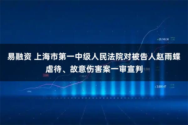易融资 上海市第一中级人民法院对被告人赵雨蝶虐待、故意伤害案一审宣判